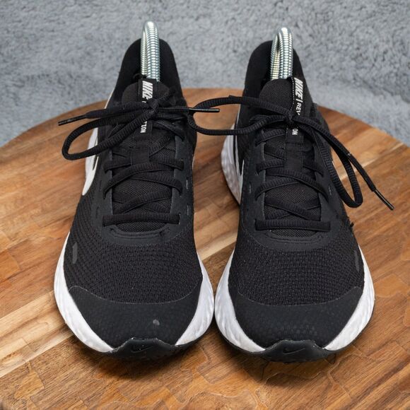 Nike (GS) - Nike Revolution Sz 6 Youth Low Black White BQ5671-003 - Picture 2 of 8